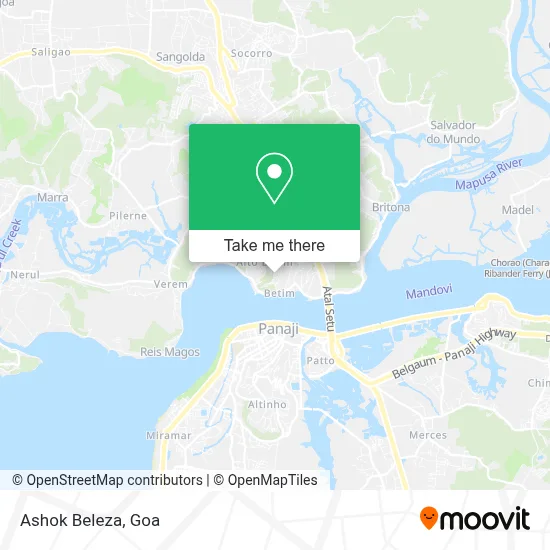 Ashok Beleza map