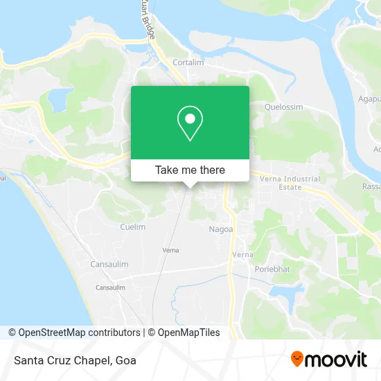 Santa Cruz Chapel map