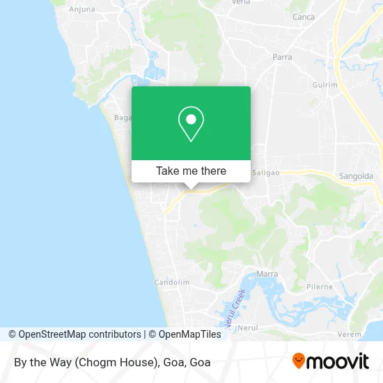 By the Way (Chogm House), Goa map