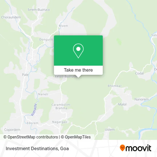 Investment Destinations map