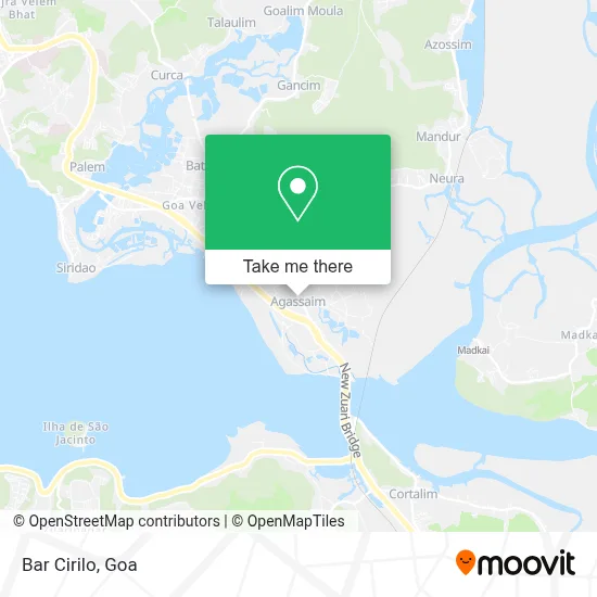 Bar Cirilo map