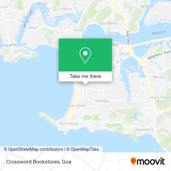 Crossword Bookstores map