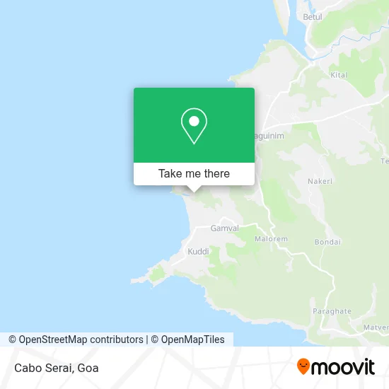 Cabo Serai map