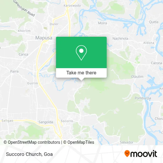Succoro Church map