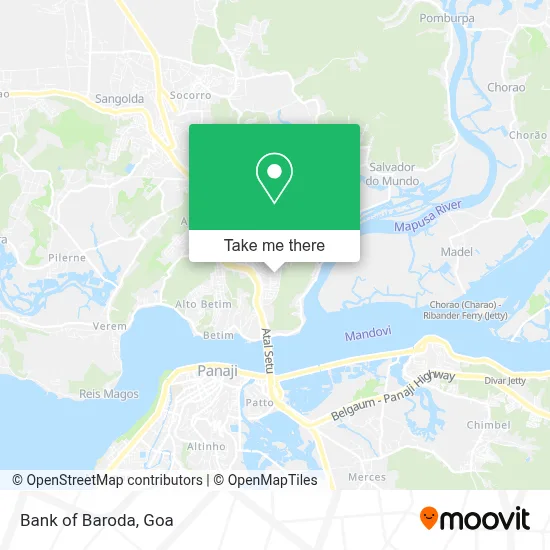 Bank Of Baroda map