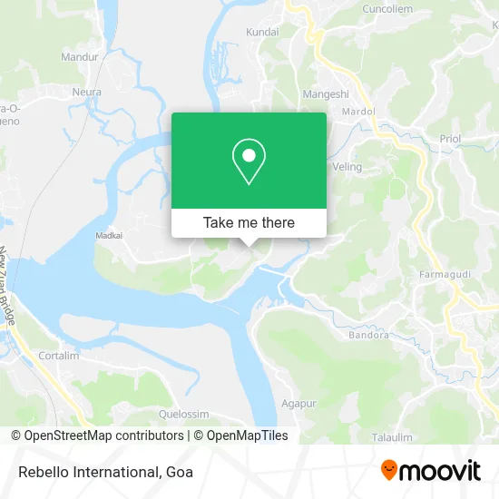 Rebello International map