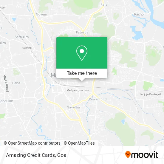 Amazing Credit Cards map