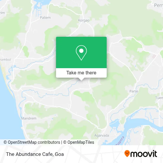The Abundance Cafe map