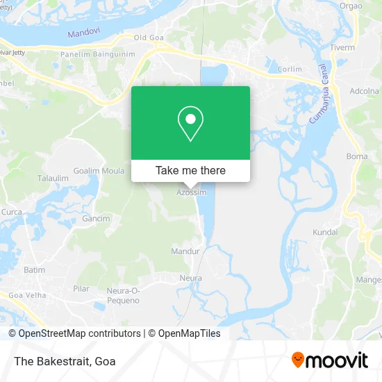 The Bakestrait map