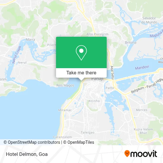 Hotel Delmon map