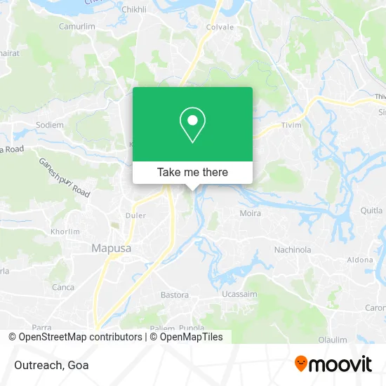 Outreach map