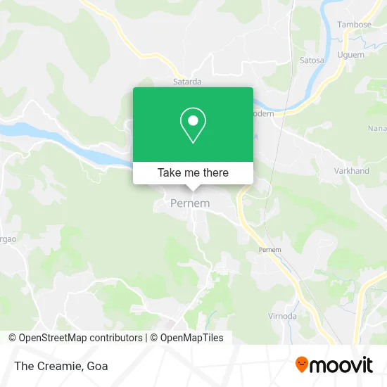 The Creamie map