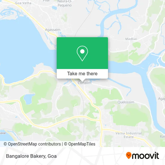 Banglore Bakery map