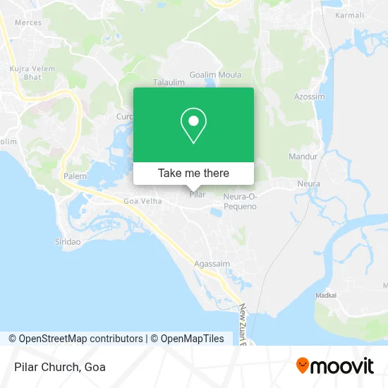 Pilar Church map