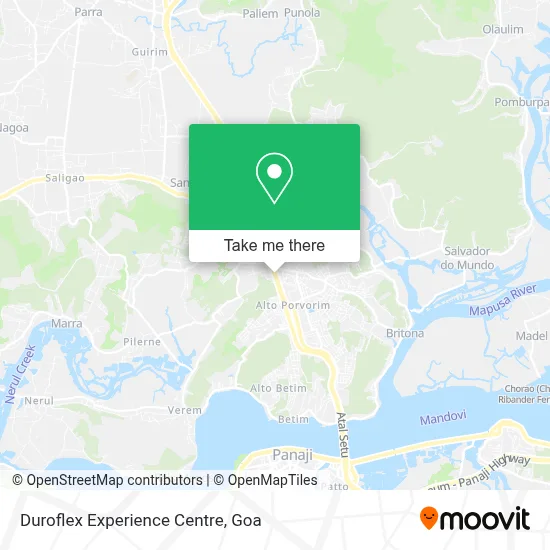 Duroflex Experience Centre map