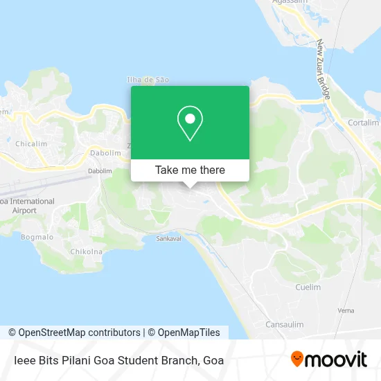 Ieee Bits Pilani Goa Student Branch map