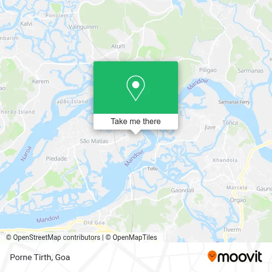 Porne Tirth map