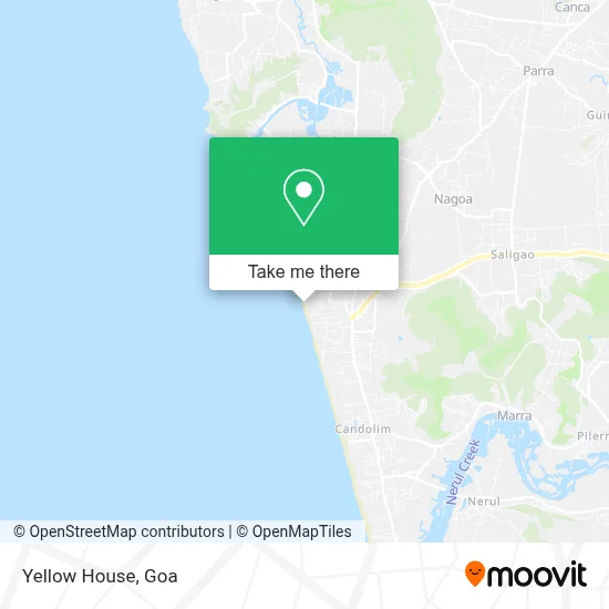 Yellow House map
