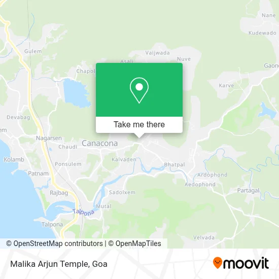Malika Arjun Temple map