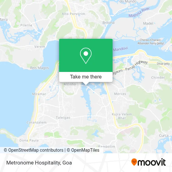 Metronome Hospitality map