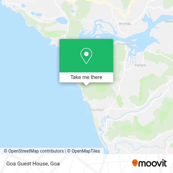 Goa Guest House map
