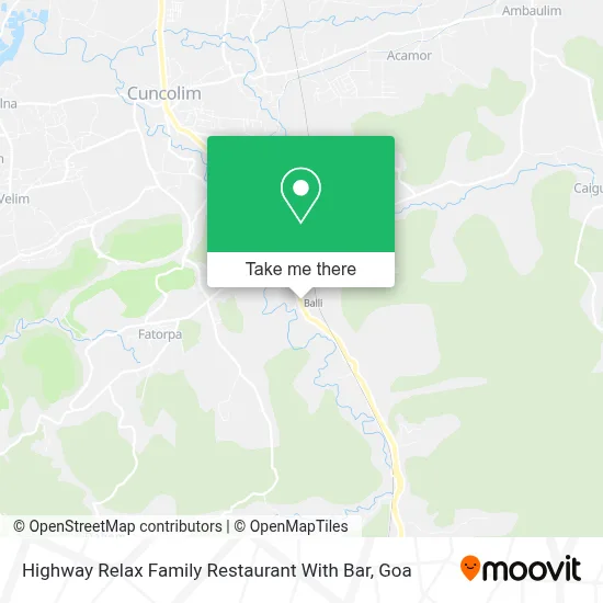 Highway Relax Family Restaurant With Bar map
