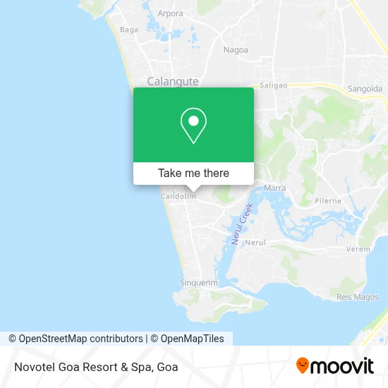 Novotel Goa Resort & Spa map