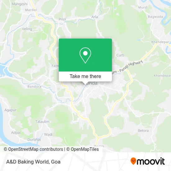 A&D Baking World map