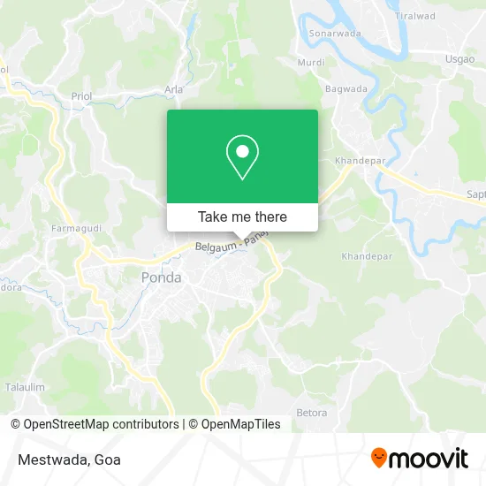 Mestwada map