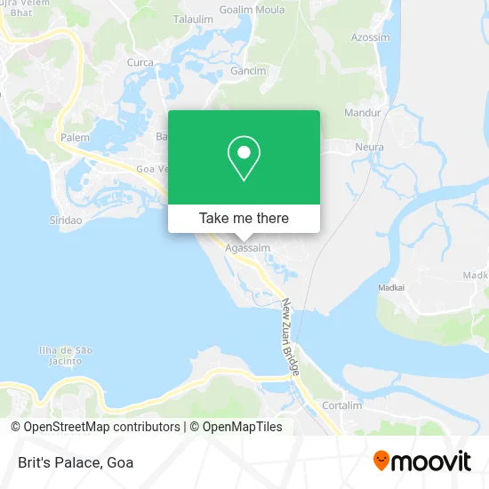 Brit's Palace map
