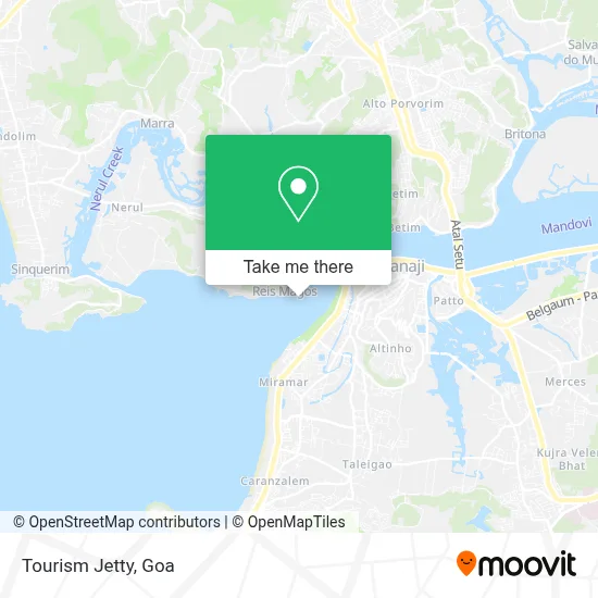 Tourism Jetty map