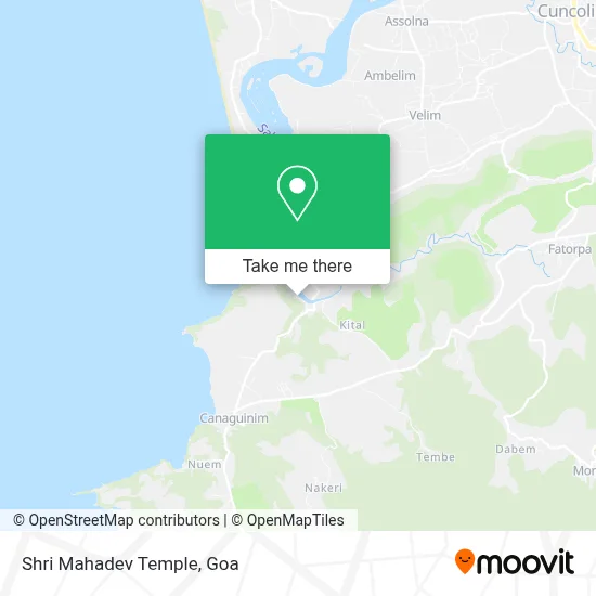 Shri Mahadev Temple map