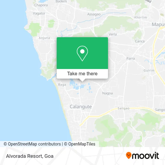 Alvorada Resort map