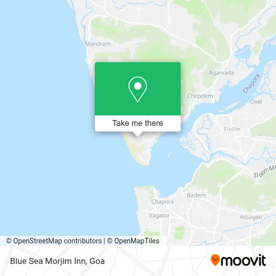 Blue Sea Morjim Inn map