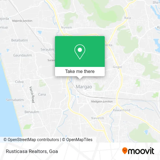 Rusticasa Realtors map