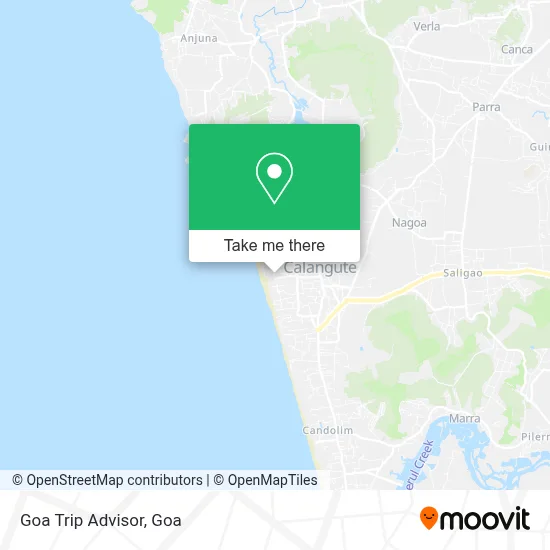 Goa Trip Advisor map