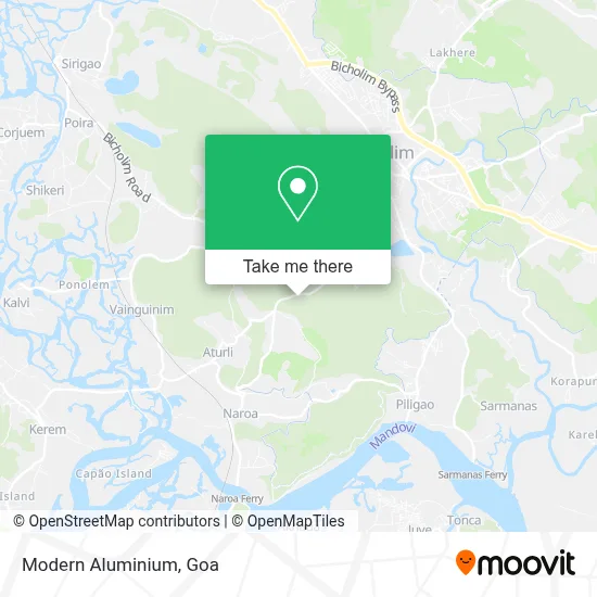 Modern Aluminium map