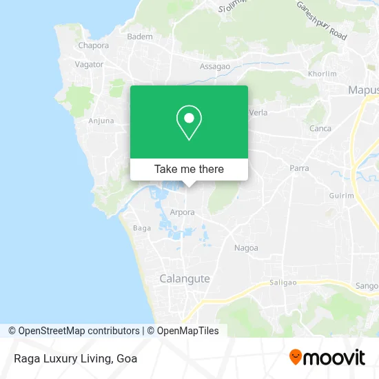 Raga Luxury Living map