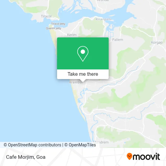 Cafe Morjim map