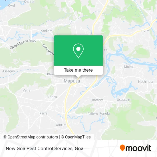 New Goa Pest Control Services map