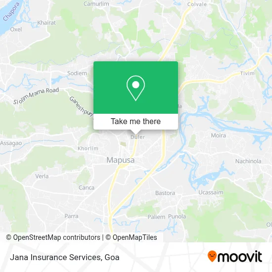 Jana Insurance Services map