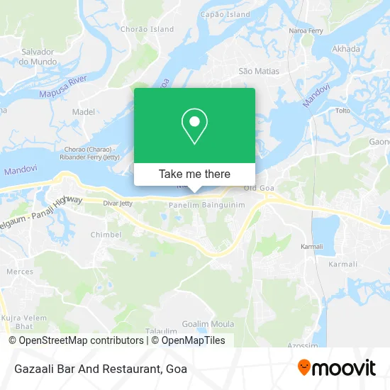 Gazaali Bar And Restaurant map