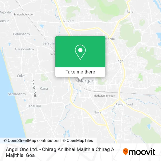 Angel One Ltd. - Chirag Anilbhai Majithia Chirag A Majithia map