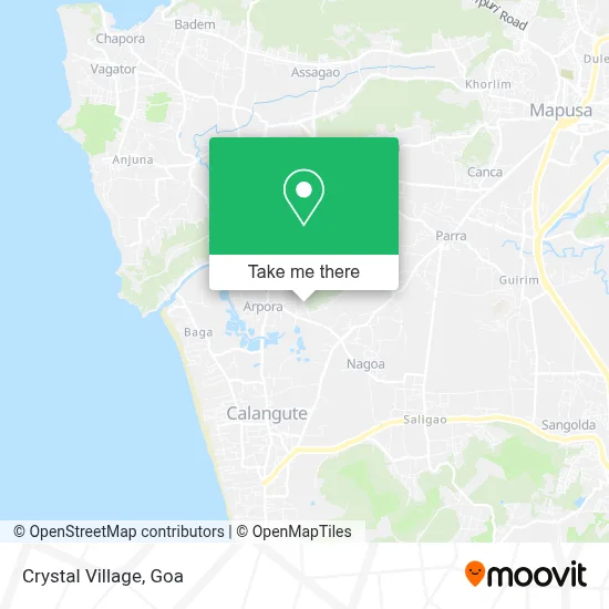 Crystal Village map