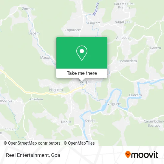 Reel Entertainment map