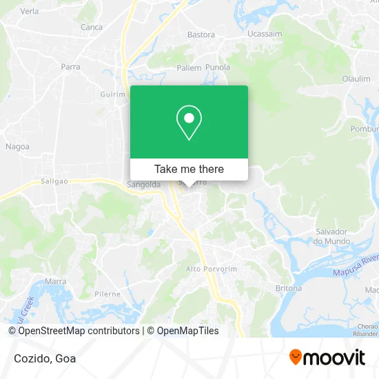 Cozido map