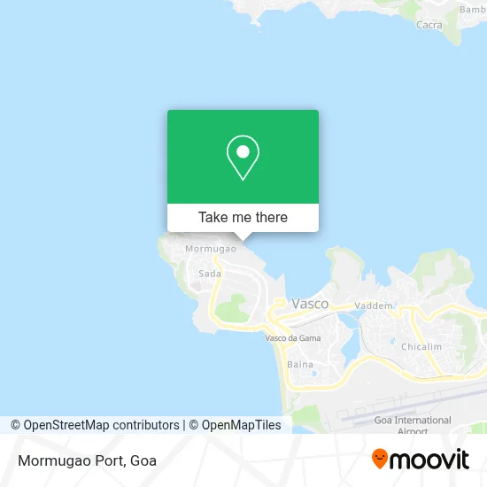 Mormugao Port map