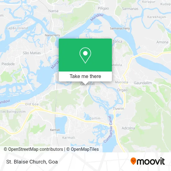 St. Blaise Church map