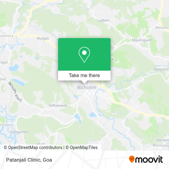 Patanjali Chikitsalay map