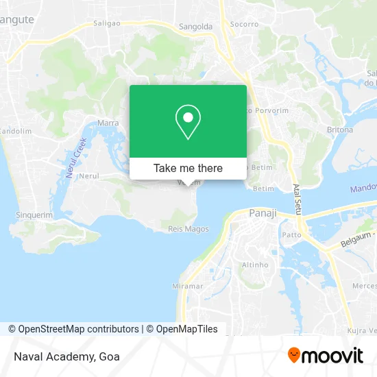 Naval Academy map